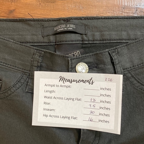 KanCan Mid-Rise Black Skinny Jeans, Size 3 #228 - Picture 13 of 13